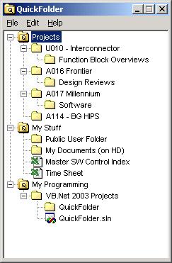 QuickFolder Sample